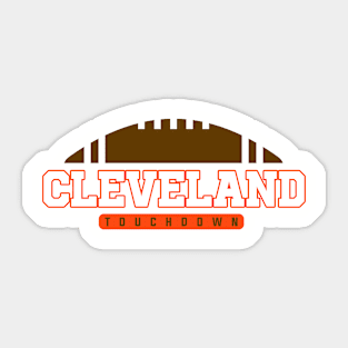 Cleveland Football Team Sticker